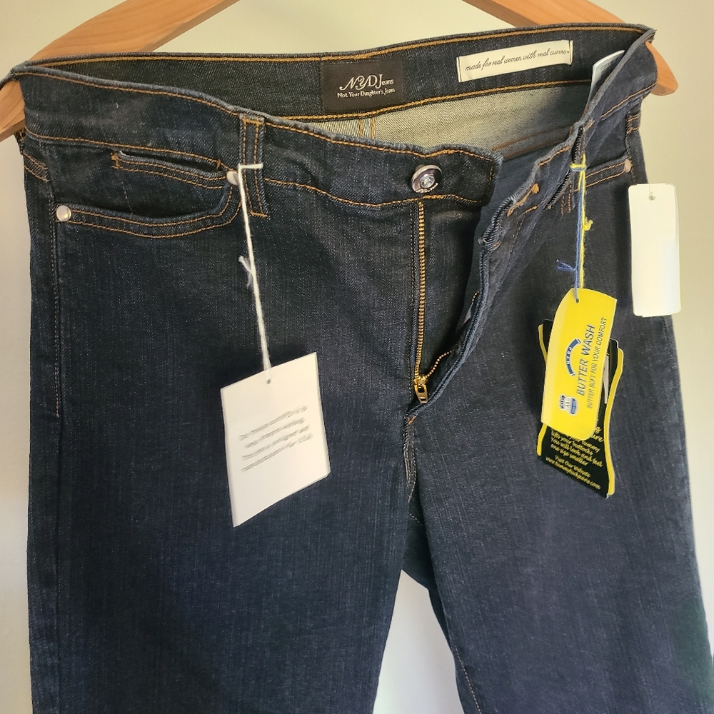 Dark denim NYDJ slight boot cut